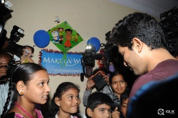 Allu Arjun At Make A Wish Foundation
